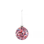 ALESSI - "PROUST" Pallina per albero di Natale in vetro soffiato, multicolore - Multicolore base rosa
