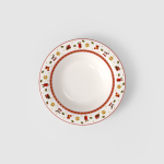 set 6 piatti fondi con bordo bianco"Toy's Delight"