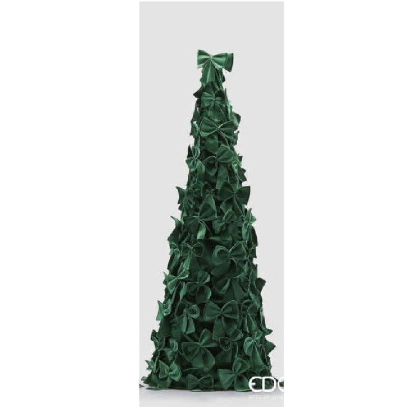 Albero rivestito di fiocchi grande verde "New Cono"