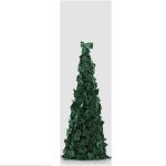 Albero rivestito di fiocchi medio verde "New Cono"