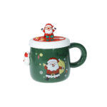 Mug con magnete a forma di Babbo Natale e tappo in silicone