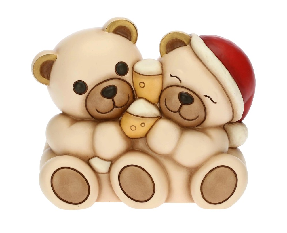 F3225A82 coppia Teddy che brindano