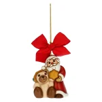 THUN – “NATALE” Addobbo Babbo Natale con Teddy, maxi