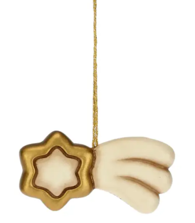 THUN Presepe Classico – Stella Cometa in Ceramica Dipinta a Mano