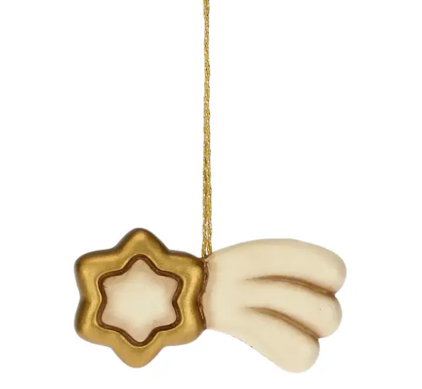 THUN Presepe Classico – Stella Cometa in Ceramica Dipinta a Mano