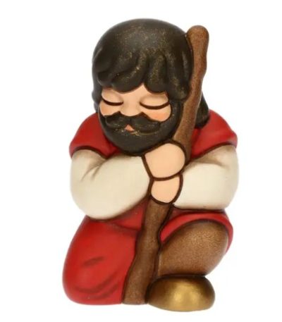 THUN - Pellegrino in ceramica, Rosso "presepe classico"