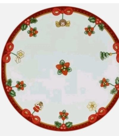 alzata di natale in porcelana thun