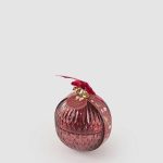 EDG "CANDELA A SFERA CON PROFUMO" ø 13 cm ROSSA