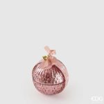 EDG "CANDELA A SFERA CON PROFUMO" ø 13 cm ROSA