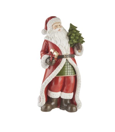Babbo Natale con albero "Arriva la festa" L'Oca Nera