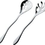 ALESSI - "MEDITERRANEO" set posate per insalata in acciaio inox 18/10