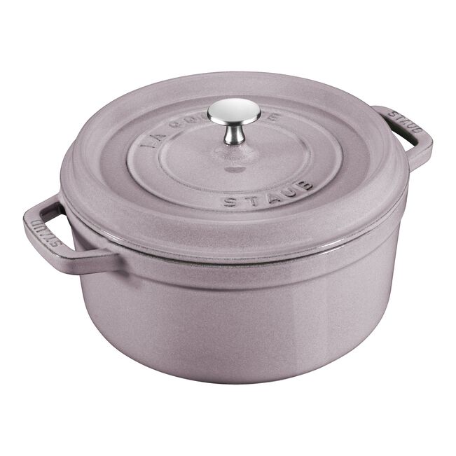 1021923 COCOTTTE GRIGIA (9) Cocotte Fiore di ciliegio 24 cm