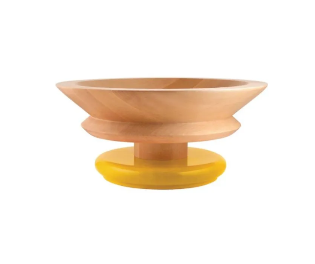 Centrotavola Alessi base gialla