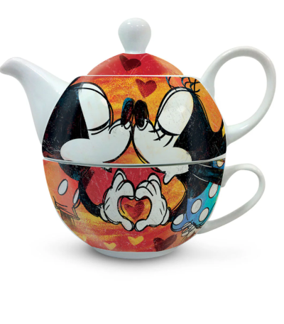 Teiera con Tazza Mickey e Minnie di Egan