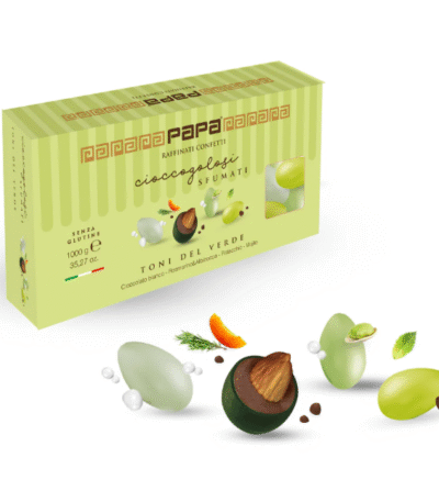Confetti papa cioccogolosi sfumati verde 1000g