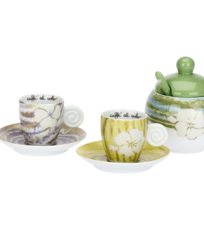 THUN - "OASI" Set 2 tazzine con zuccheriera
