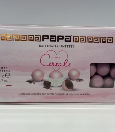 Confetti Papa Dragee cereale cioccolatte confettato rosa 700g