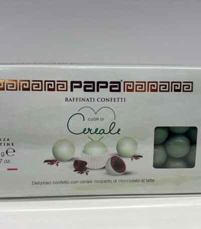 Confetti papa cereale cioccolatte confettato verde 700g