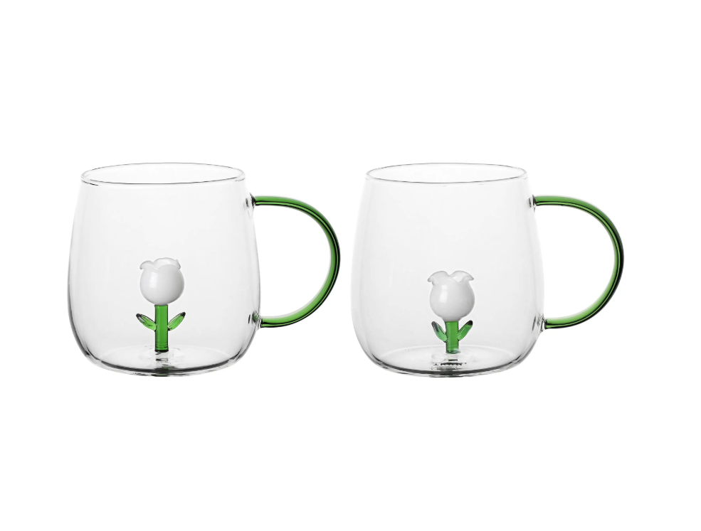 THUN - Set 2 mug in vetro Forever Love