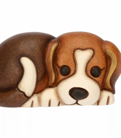 THUN - Mini beagle Bigo in ceramica