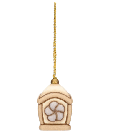 THUN - Lanterna con fiore in ceramica