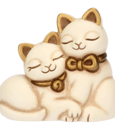 THUN - Coppia gattini in ceramica