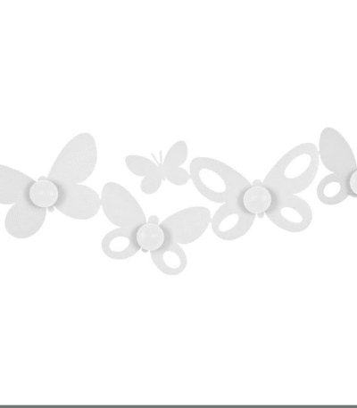 Appendi abiti Butterfly bianco di Arti e mestieri