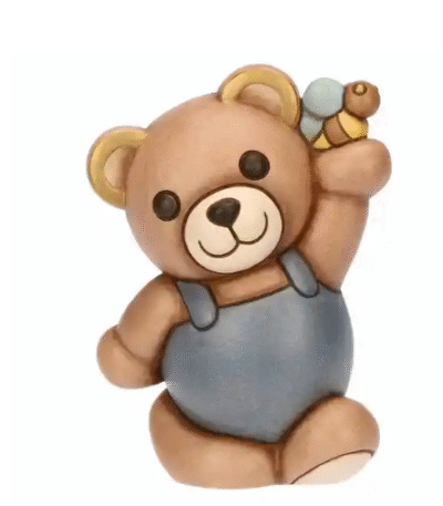 THUN - Teddy primavera con ape in ceramica, medio