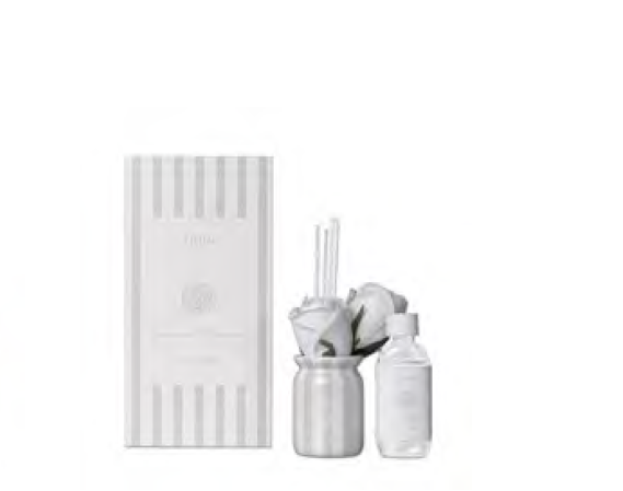 THUN - SET DIFFUSORE CON ROSE GRIGIO