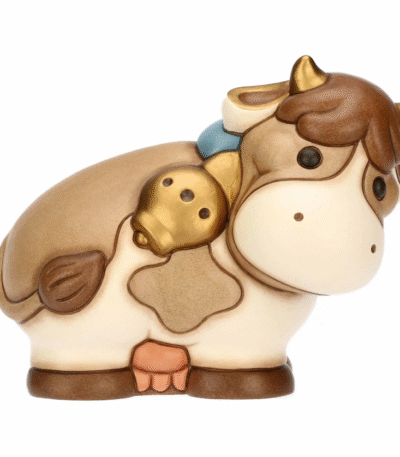 THUN - Mucca Gigliola in ceramica, grande