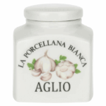 Barattolo Aglio Conserva La porcellana bianca