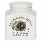 Barattolo Caffe' Conserva La porcellana bianca
