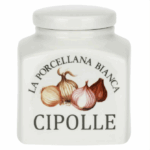 Barattolo Cipolle Conserva La porcellana bianca