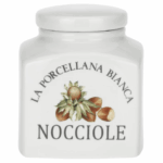 Barattolo Nocciole Conserva La porcellana bianca