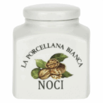 Barattolo Noci Conserva La porcellana bianca