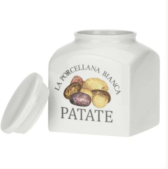 Barattolo Patate, Conserva La Porcellana bianca - immagine 3