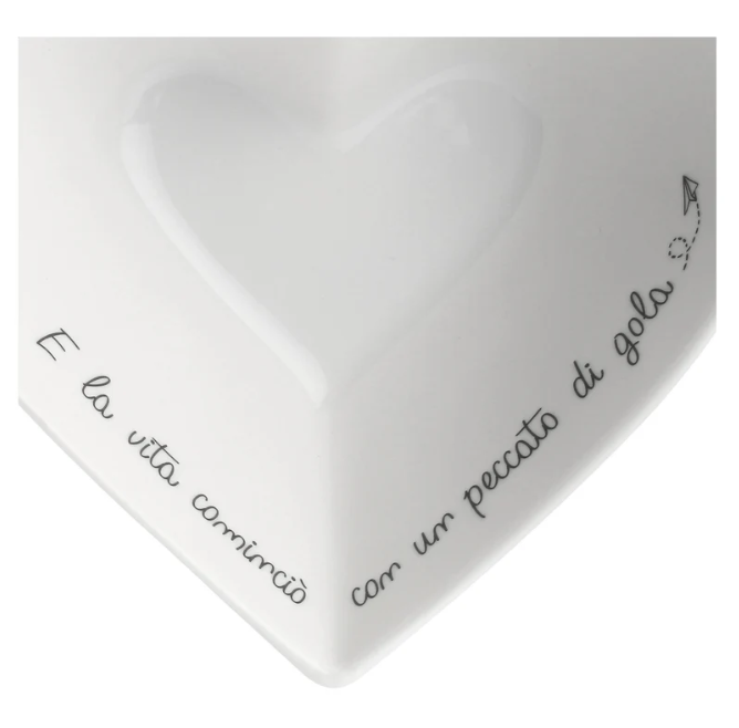 Coppetta Cuore, Gli Onesti La porcellana bianca (5) Coppetta Cuore, Gli Onesti La porcellana bianca