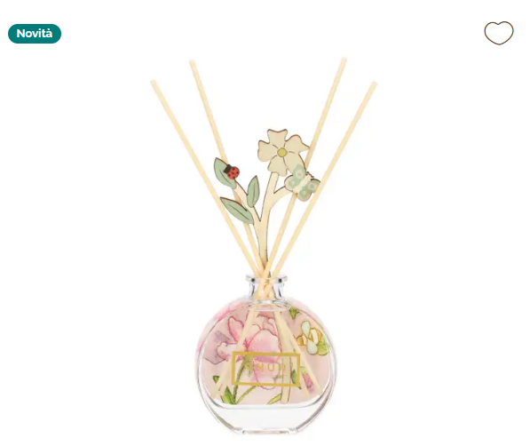 Diffusore in vetro 100 ml rosa