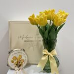 Primavera box tulipano giallo di Madame fioccò