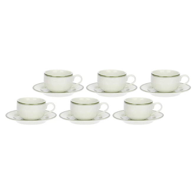 Set 6 tazzine espresso Coltivia La porcellana bianca - immagine 3