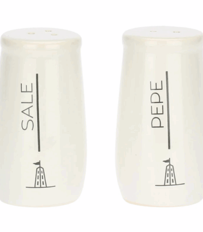 Set Sale E Pepe Gli Onesti La porcellana Bianca