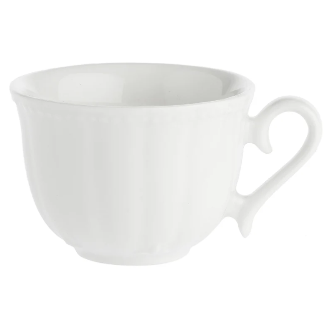 Set da 6 Tazza Caffe' con piattino Ducale La porcellana bianca - immagine 4