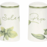 Set sale e pepe La porcellana bianca