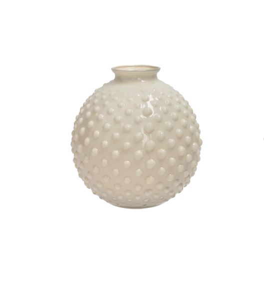 Vaso Bolle avorio ø16 cm di Brandani Vaso Bolle avorio ø16 cm di Brandani
