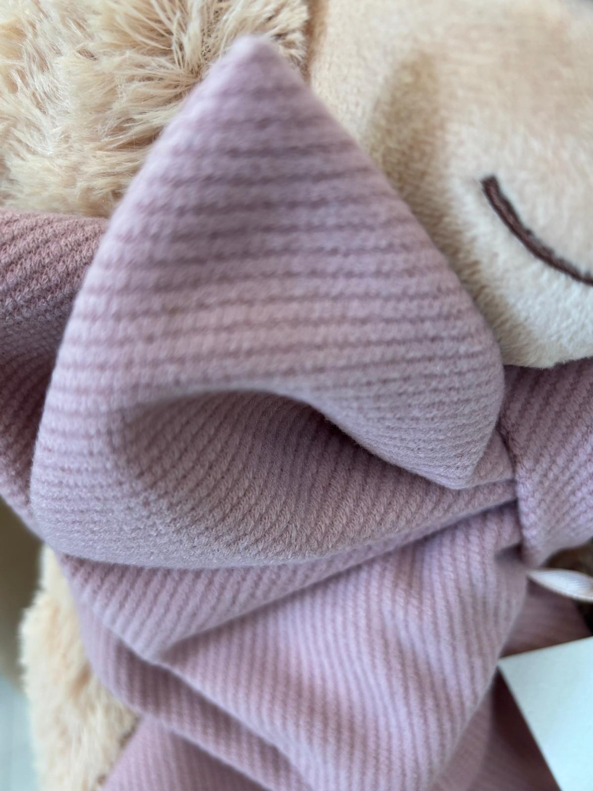 orso Teddy Rosa Madame Fioccò 80 cm - immagine 3