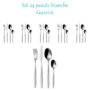 Set 24 posate bianche Guzzini